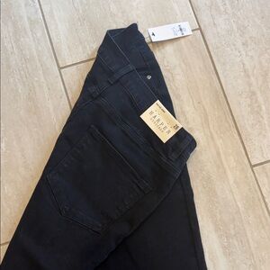 Francesca's Black High-Rise Straight Jeans